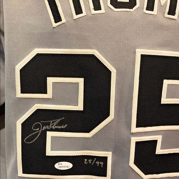 Jim Thome Chicago White Sox Signed Autographed Jersey CHI TOWN Limited Edition - Picture 5 of 7